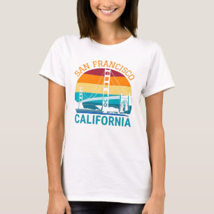 サンフランシスコゴールデンゲートブリッジカリフォルニアギフト Tシャツ