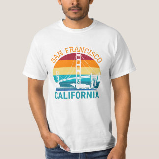 サンフランシスコゴールデンゲートブリッジカリフォルニアギフト Tシャツ