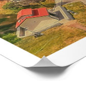 サンフランシスコゴールデンゲートブリッジヴィンテージトラベル ポスター (角)