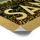 サンフランシスコゴールデンゲートブリッジヴィンテージトラベル ポスター (角)