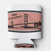 サンフランシスコゴールデンゲートブリッジヴィンテージ 缶クーラー (裏面)