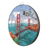 サンフランシスコゴールデンゲートブリッジ ダーツボード (正面右)