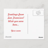 サンフランシスコゴールデンゲートブリッジ ポストカード (裏面)