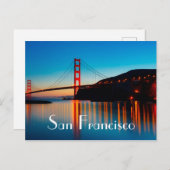 サンフランシスコゴールデンゲートブリッジ ポストカード (正面/裏面)