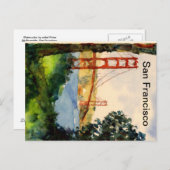 サンフランシスコゴールデンゲートブリッジ ポストカード (正面/裏面)