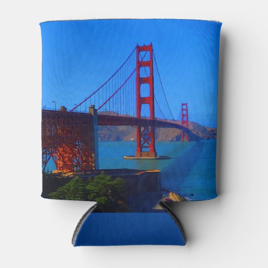 サンフランシスコゴールデンゲートブリッジ#7クーラーボックス 缶クーラー (正面)