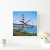 サンフランシスコゴールデンゲート スクエア壁時計 (ホーム)