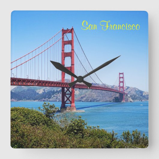 サンフランシスコゴールデンゲート スクエア壁時計 (正面)