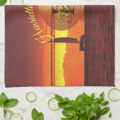 サンフランシスコサンセット1124 キッチンタオル (折り畳み)