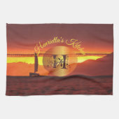 サンフランシスコサンセット1124 キッチンタオル (横)