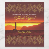 サンフランシスコサンセット1124 ワインラベル (シングルラベル)