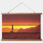 サンフランシスコサンセット1124 吊り下げ型タペストリー (正面)