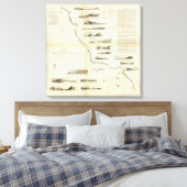 サンフランシスコサンディエゴ キャンバスプリント (インサイチュ (寝室))