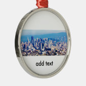 サンフランシスコシティビューパノラミック メタルオーナメント (右)