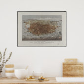 サンフランシスコシティビュー ポスター (キッチン)