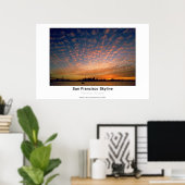 サンフランシスコスカイライン ポスター (ホームオフィス)
