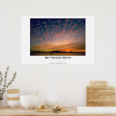 サンフランシスコスカイライン ポスター (キッチン)