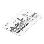 サンフランシスコスカイライン マグネット (左側)