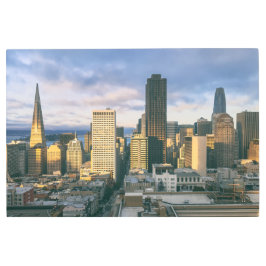 サンフランシスコスカイライン メタルプリント