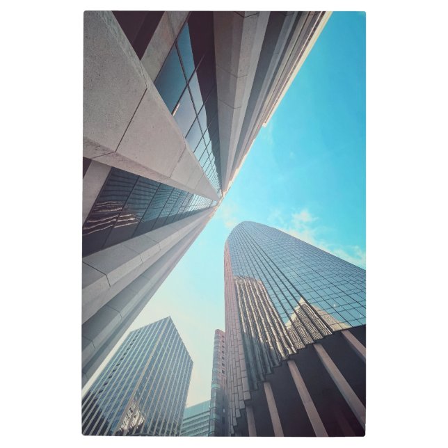 サンフランシスコスカイライン メタルプリント (正面)