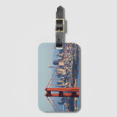 サンフランシスコスルーゴールデンゲートブリッジの眺め ラゲッジタグ (正面縦)