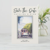 サンフランシスコセーブ・ザ・デート案内 案内状 (スタンド正面)