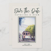 サンフランシスコセーブ・ザ・デート案内 案内状 (正面/裏面)