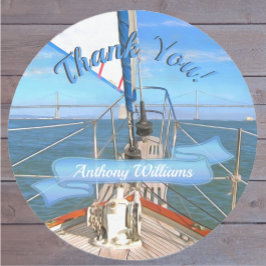 サンフランシスコセーリングサンキュー0869 ラウンドシール