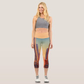 サンフランシスコダウンタウンハイウエストレギンス カプリレギンス (正面)