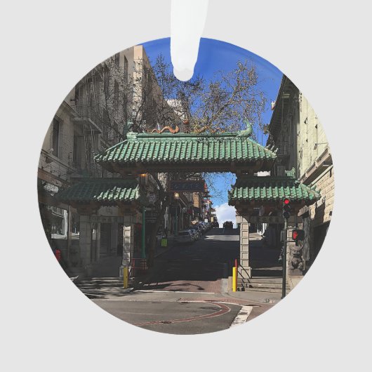 サンフランシスコチャイナタウンゲート#3オーナメント オーナメント (正面)