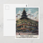 サンフランシスコチャイナタウンシンファットオリエンタルバザール ポストカード (正面/裏面)
