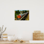 サンフランシスコチーフトレインアンルートヴィンテージ ポスター (キッチン)