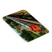 サンフランシスコチーフトレインアンルートヴィンテージ マグネット (右側)