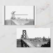 サンフランシスコデスティネーションウェディング座席表 プレイスカード (正面/裏面)