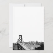 サンフランシスコデスティネーションウェディング招待状 招待状 (裏面)