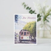 サンフランシスコトロリービューオブアルカトラズ ポストカード (スタンド正面)