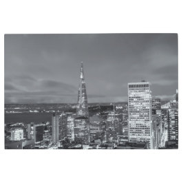 サンフランシスコナイトタイム メタルプリント