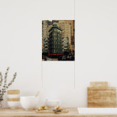 サンフランシスコノースビーチグリーン建物 ポスター (キッチン)