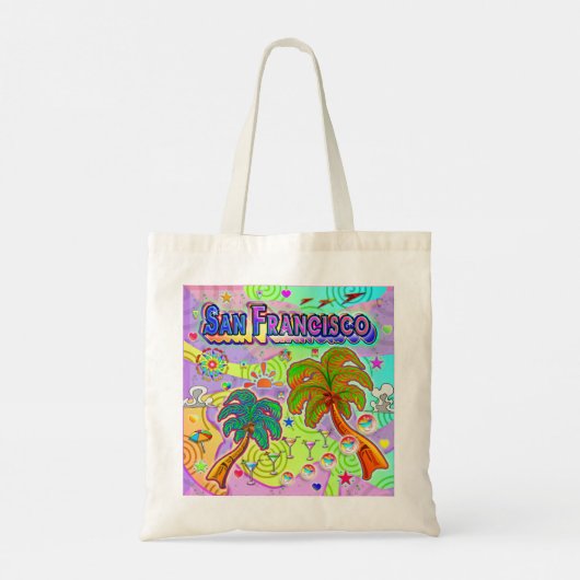 サンフランシスコバケーションターゲットトートバッグ トートバッグ (裏面)