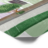 サンフランシスコパステルペインドレディース ポスター (角)