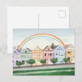 サンフランシスコパステルペインドレディース ポストカード (正面/裏面)