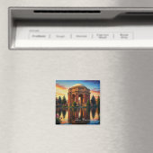 サンフランシスコパレスオブサンセットファインアート マグネット (インサイチュ (食洗機))