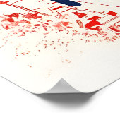 サンフランシスコビクトリアンハウスアートプリント ポスター (角)