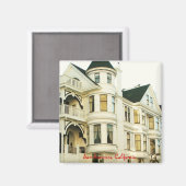 サンフランシスコビクトリアンハウスマグネット マグネット (正面/裏面)