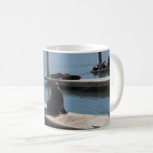 サンフランシスコピア39シーライオンズ#3マグカップ コーヒーマグカップ (正面右)