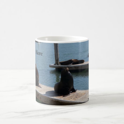 サンフランシスコピア39シーライオンズ#3マグカップ コーヒーマグカップ (中央)