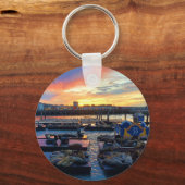 サンフランシスコピア39シーライオンズ#8キーチェーン キーホルダー (正面)