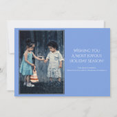 サンフランシスコピークスアリゾナフォトカスタムクリスマスクリスマス シーズンカード (裏面)