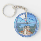 サンフランシスコファミリーセーリング0869 キーホルダー (正面)