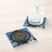 サンフランシスコフィッシャーマンズワーフガラスコースター ガラスコースター (アングル)